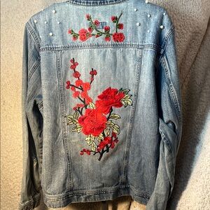 Upcycled “Old Navy Outlet Denim Jean Jacket